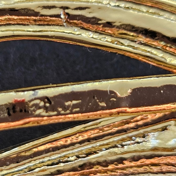 Gold-Toned Piscitelli Women's Wing Scarf Slide - Picture 3 of 3